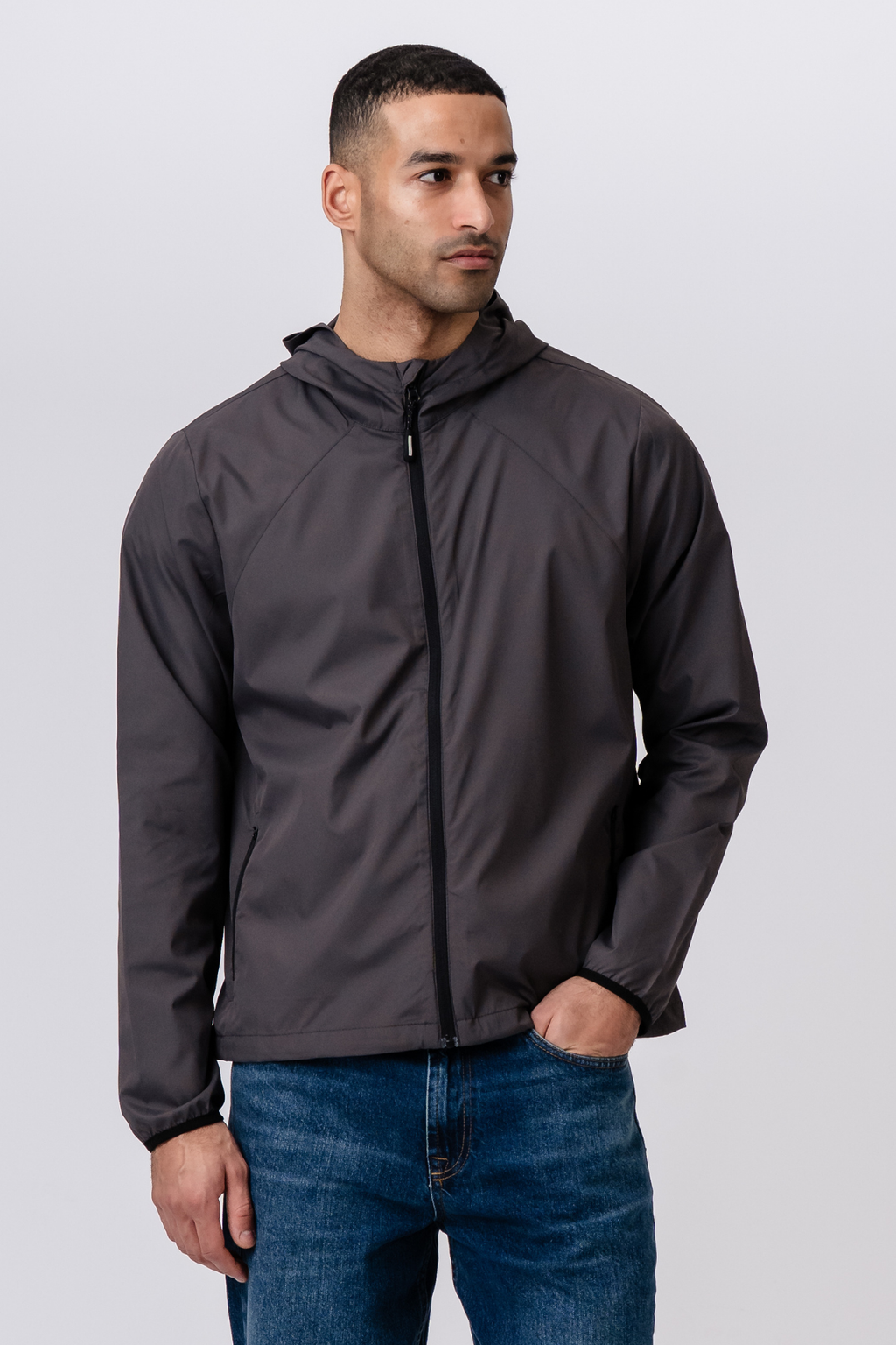 Chaqueta Shell - Gris oscuro
