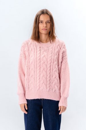 Punto de ochos Emma - Rosa caramelo