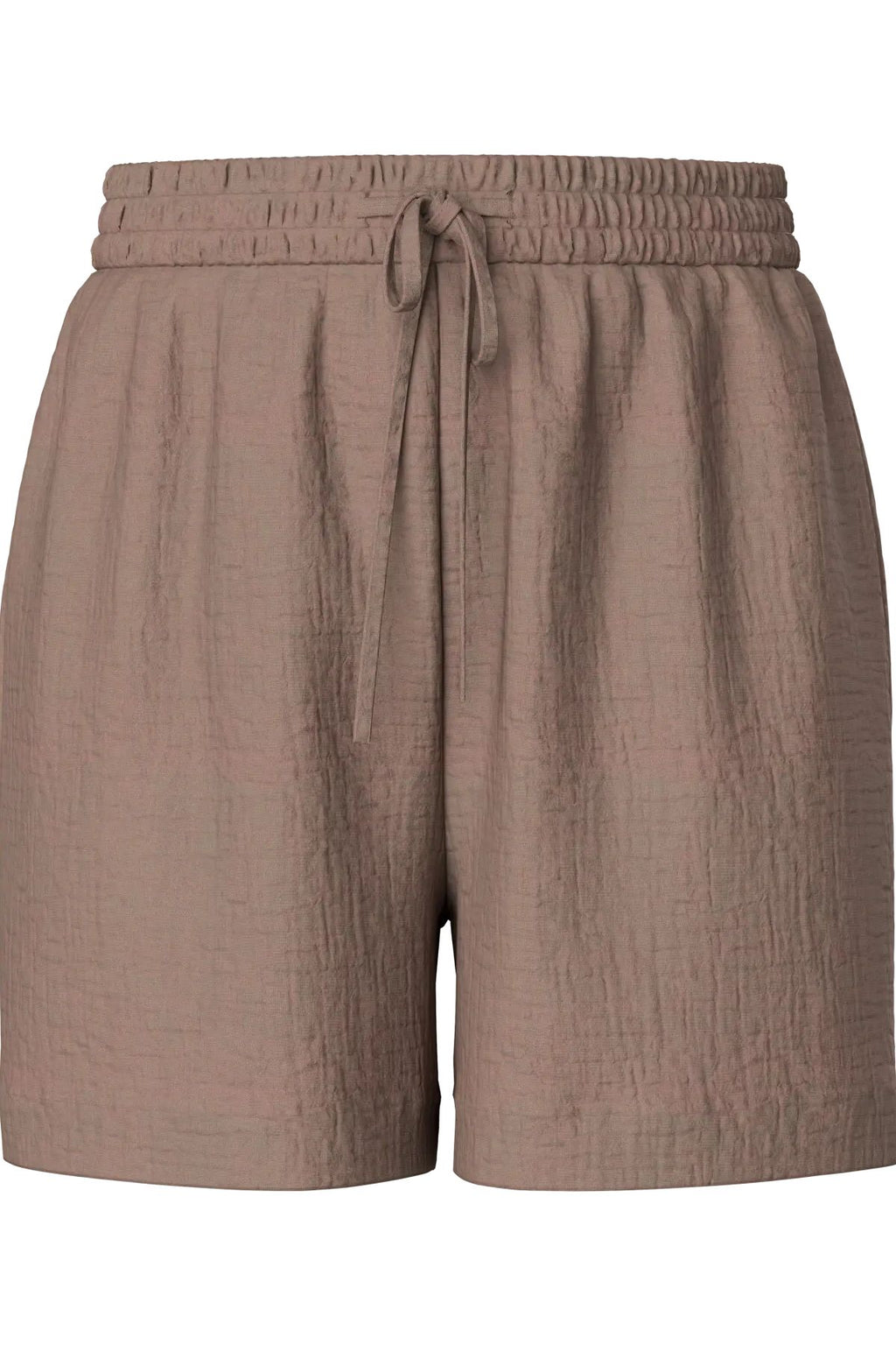 Astina High-Waisted Shorts - Coffee Quartz