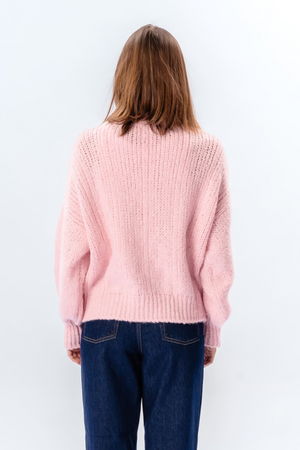 Punto de ochos Emma - Rosa caramelo