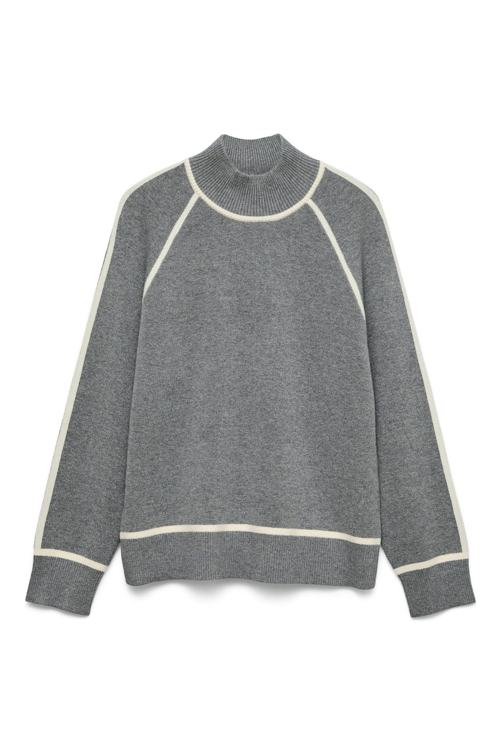 Jersey dorado con cuello alto - Gris medio W. Birch