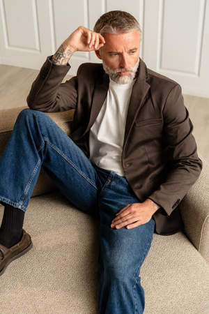 El blazer de rendimiento original - marrón oscuro