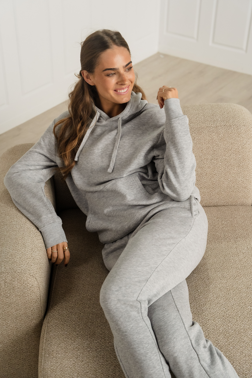 Sudadera con capucha Essential - Gris Melange