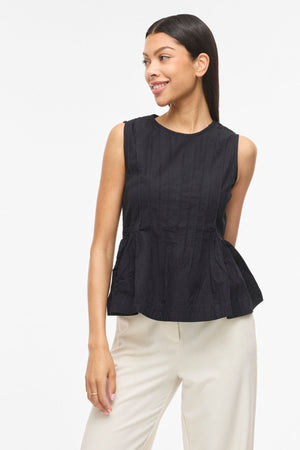 Top Jimba con cuello redondo - Black Beauty