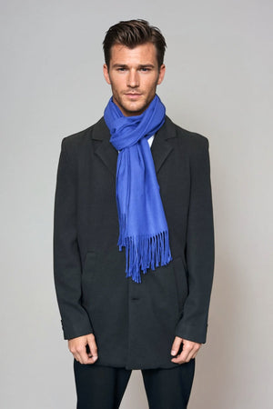 Bufanda - azul real - hombres
