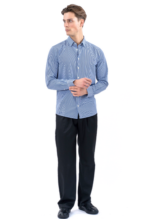 The Original Premium Performance Camisa - Blanco/Azul marino