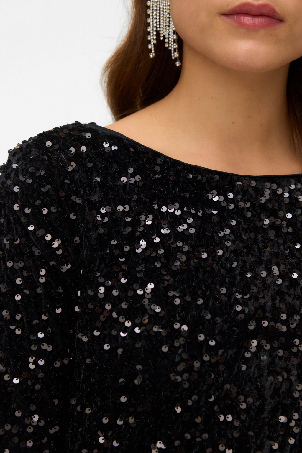 Vestido corto de Bella - Negro