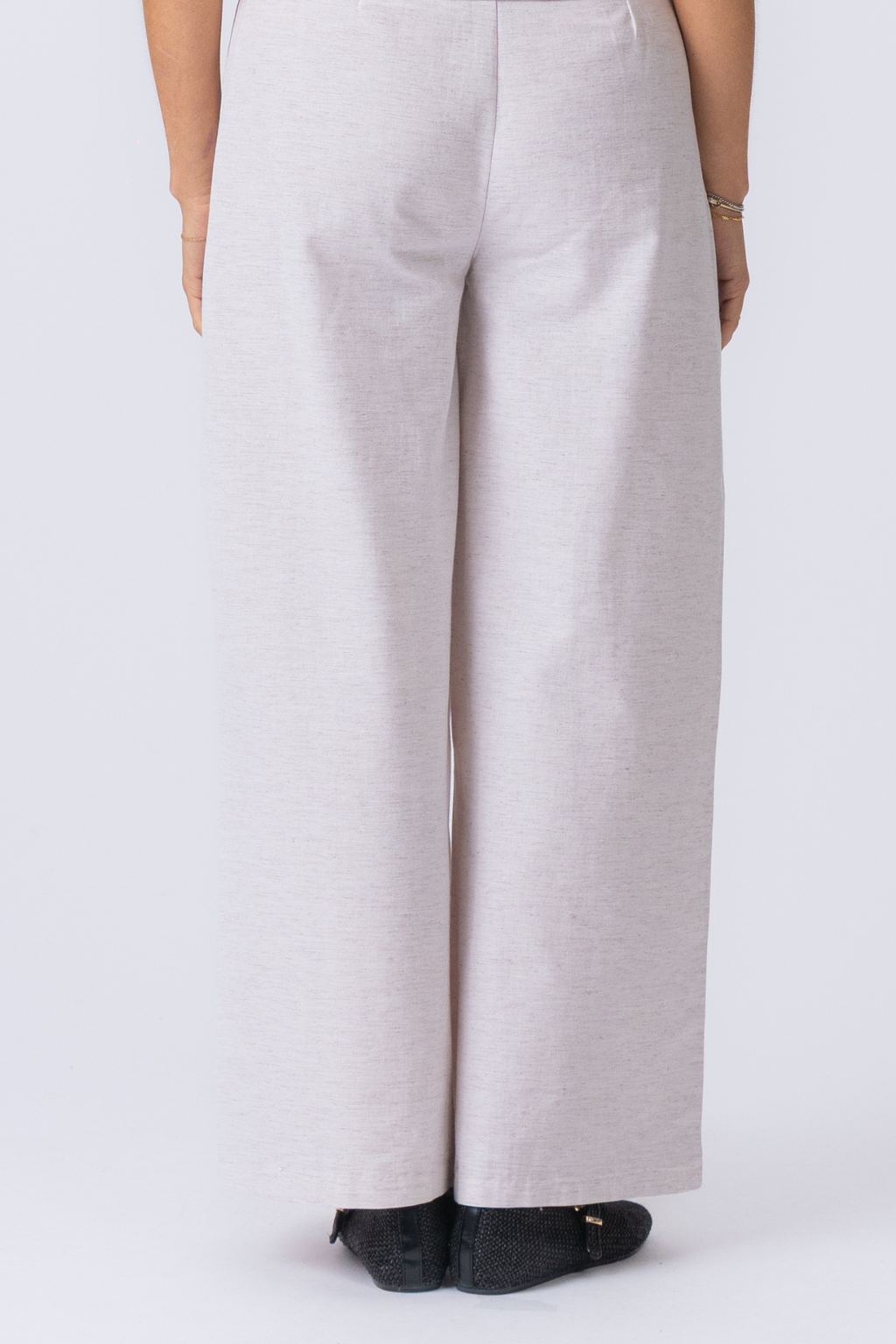 Melissa Wide Pants - Light Grey
