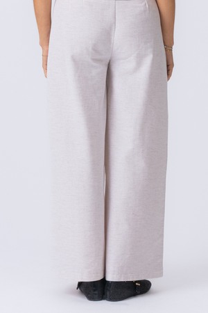 Melissa Wide Pants - Light Grey