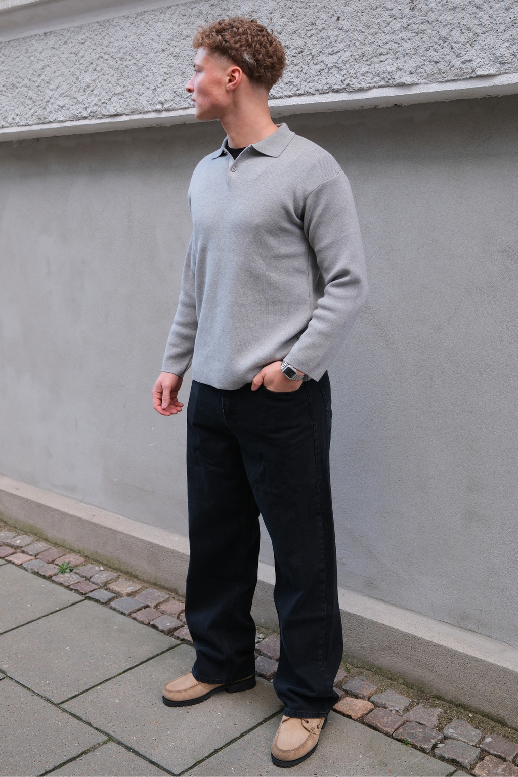 Guillermo Regular Vaqueros - Negro liso