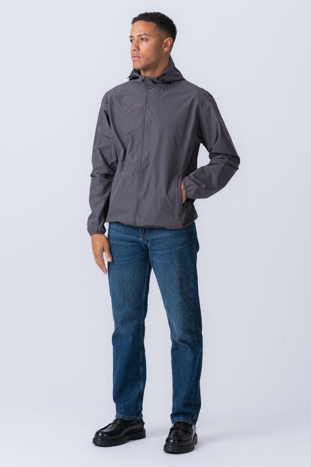 Windbreaker - gris oscuro