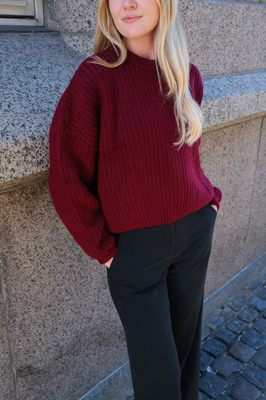 Gabriela Knit - Borgoña