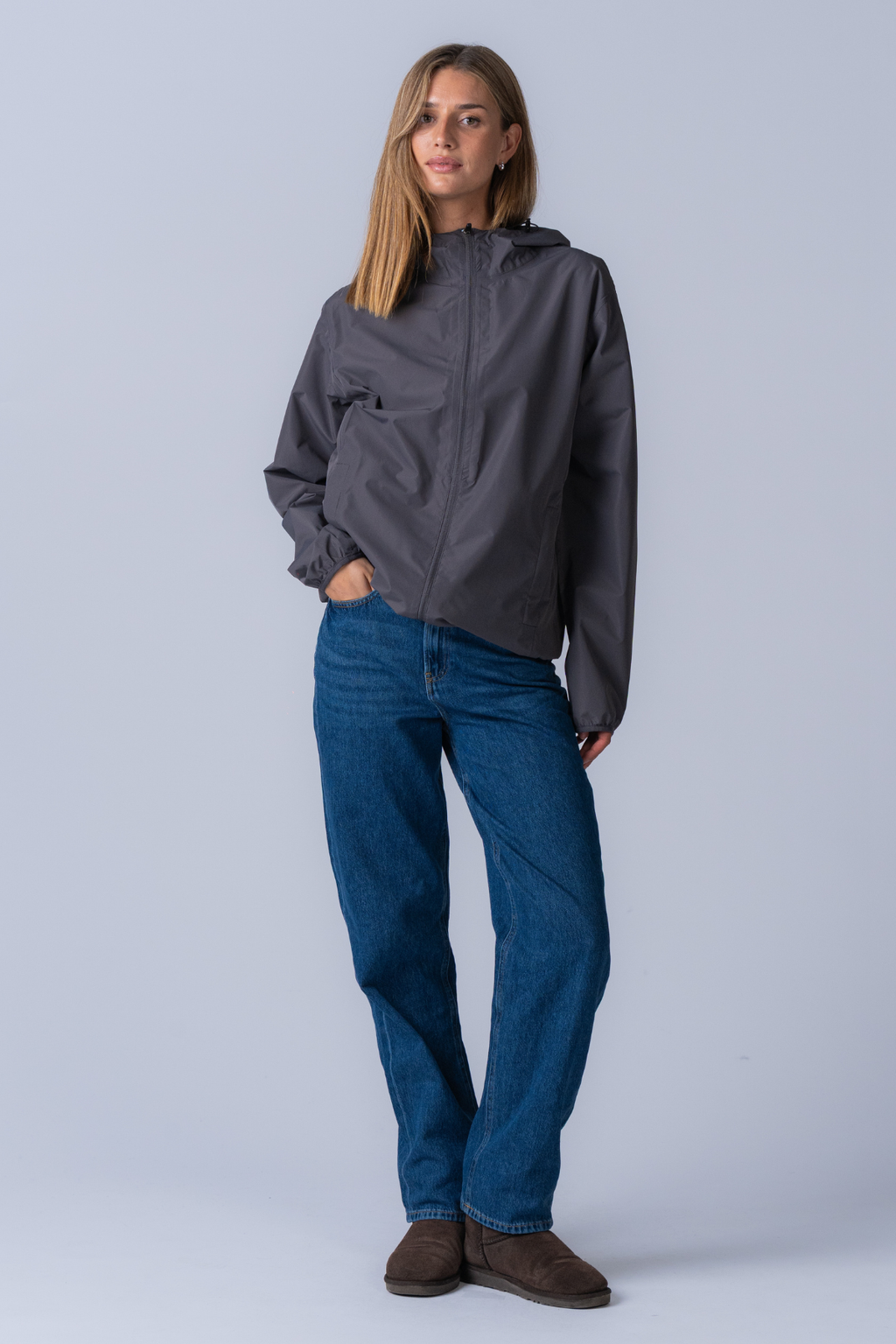 Windbreaker - gris oscuro