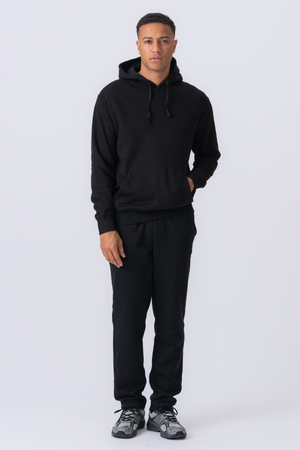 Sudadera con capucha esencial - Negro