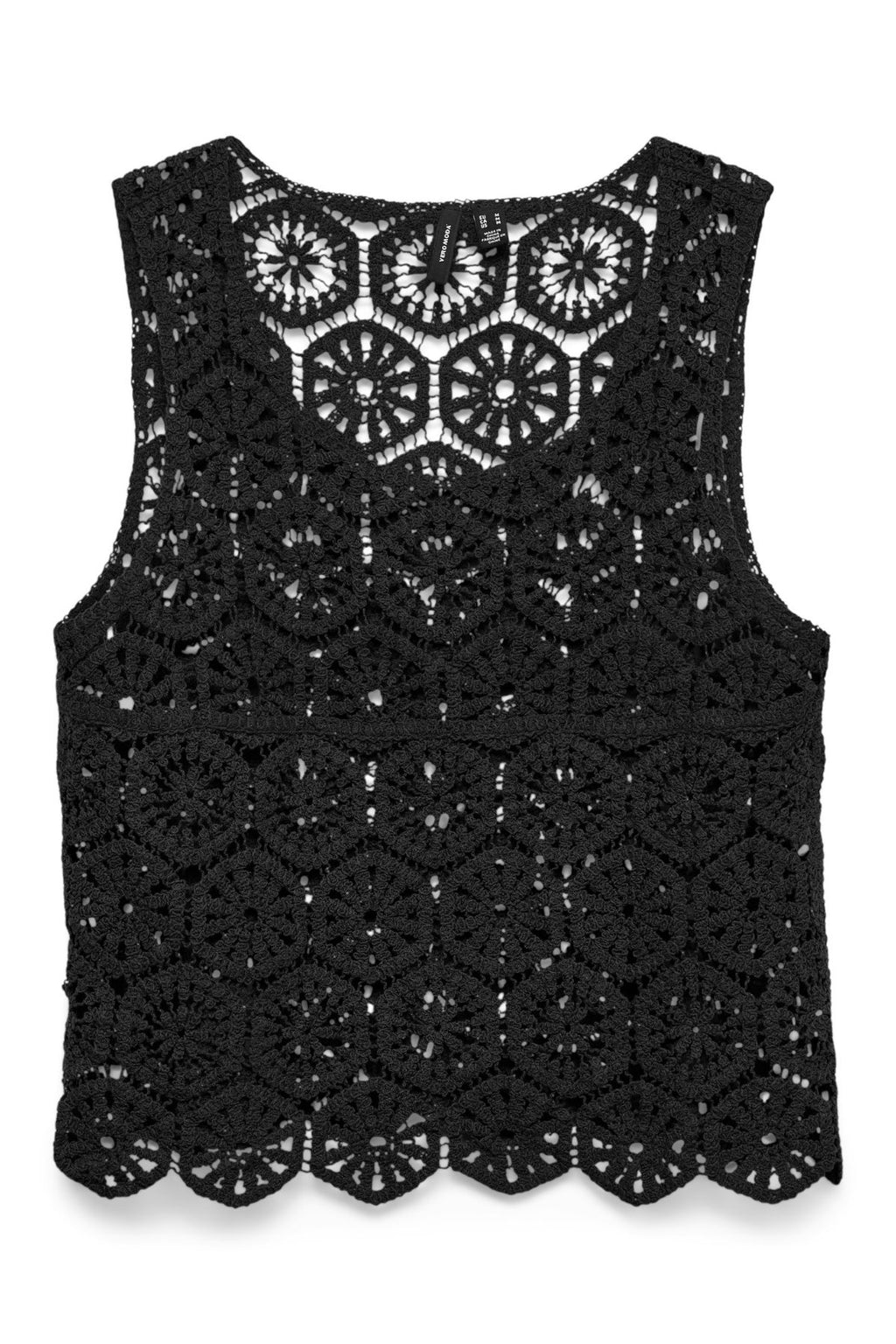 Top corto Elsa - Negro