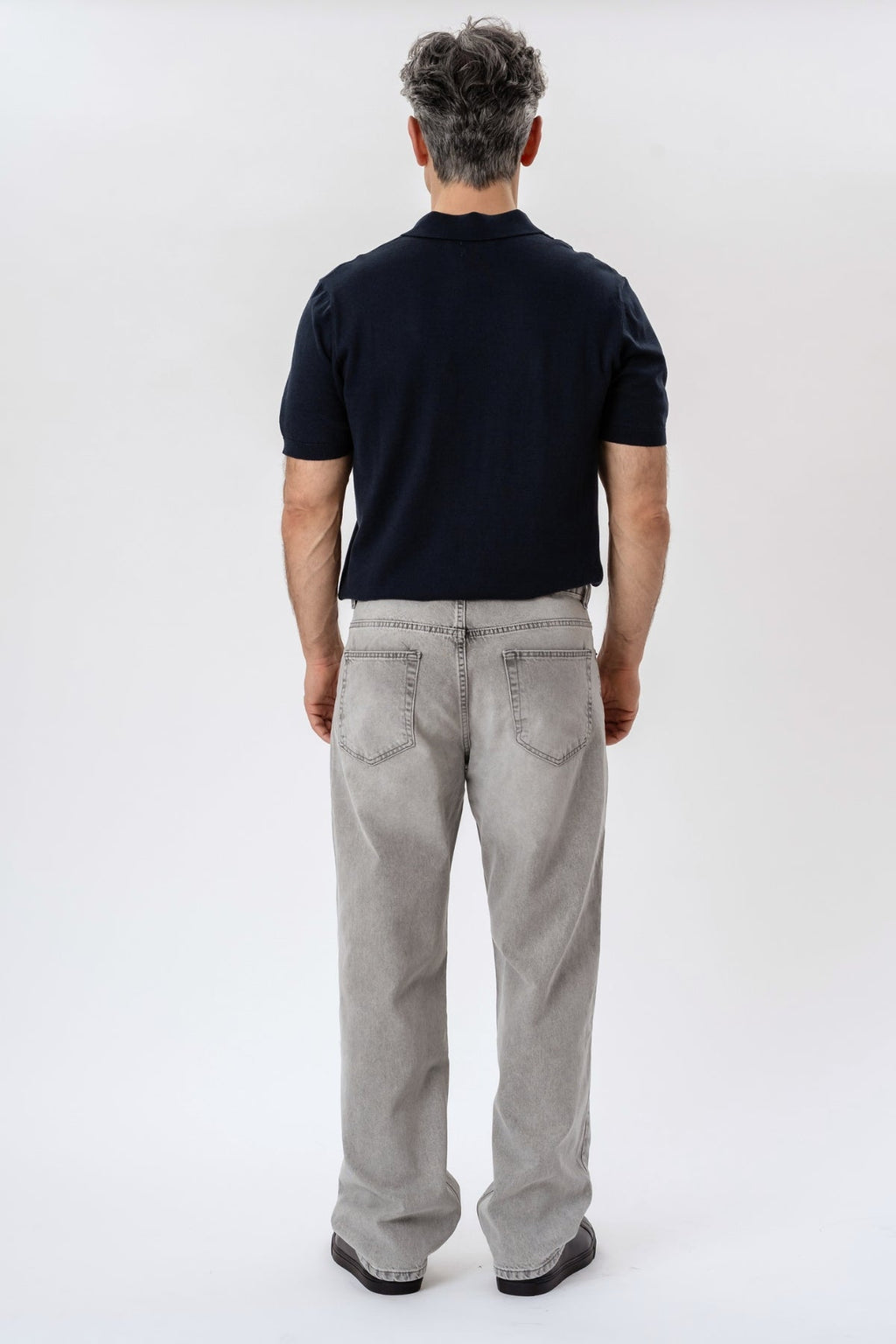 Polo de punto Nathan - Azul marino