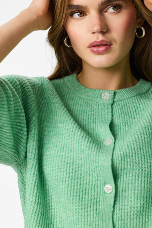 Cárdigan de punto con cuello redondo Silly - Sprucestone Melange