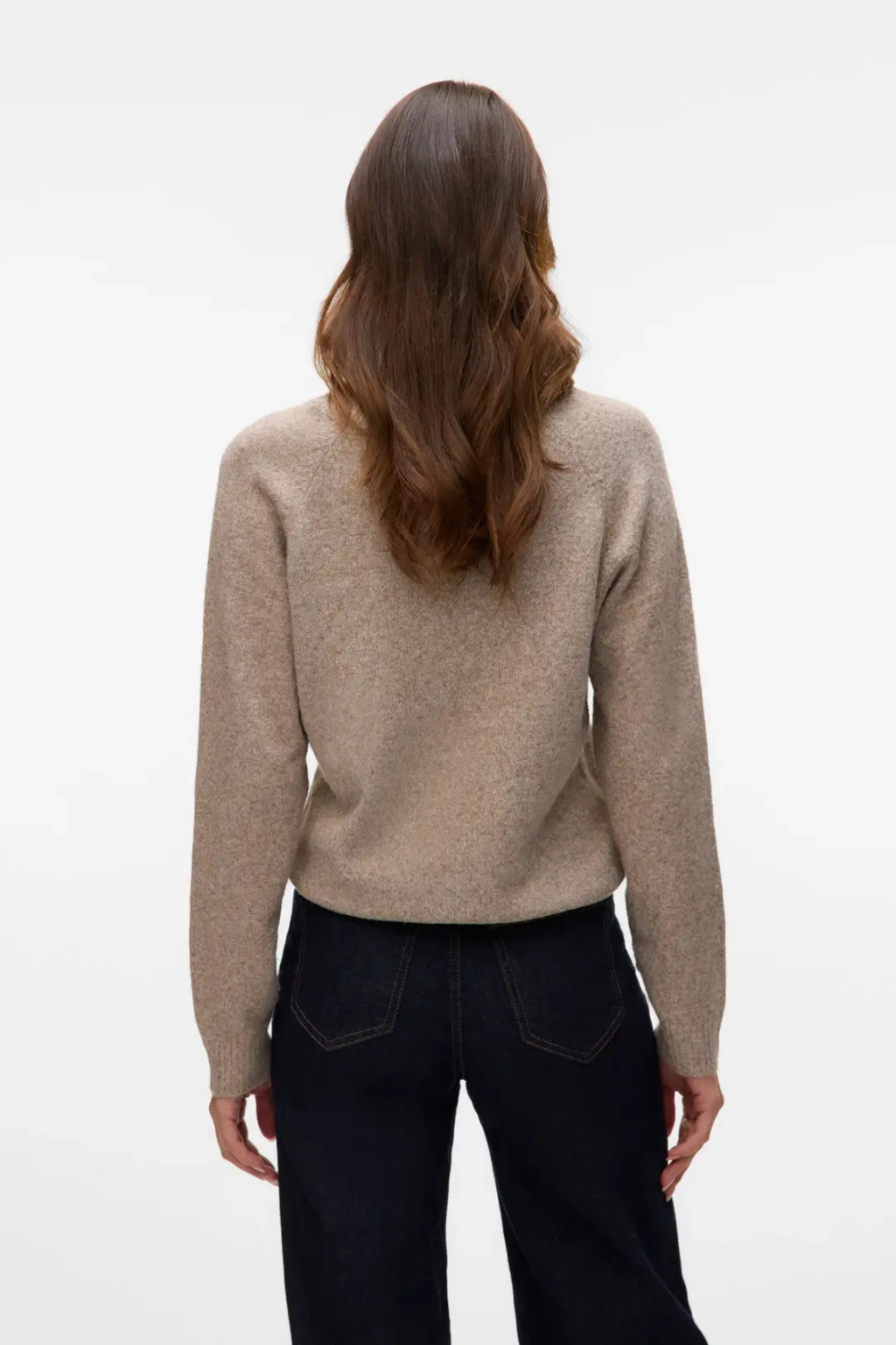 Blusa Doffy con cuello redondo - Moon Rock Melange