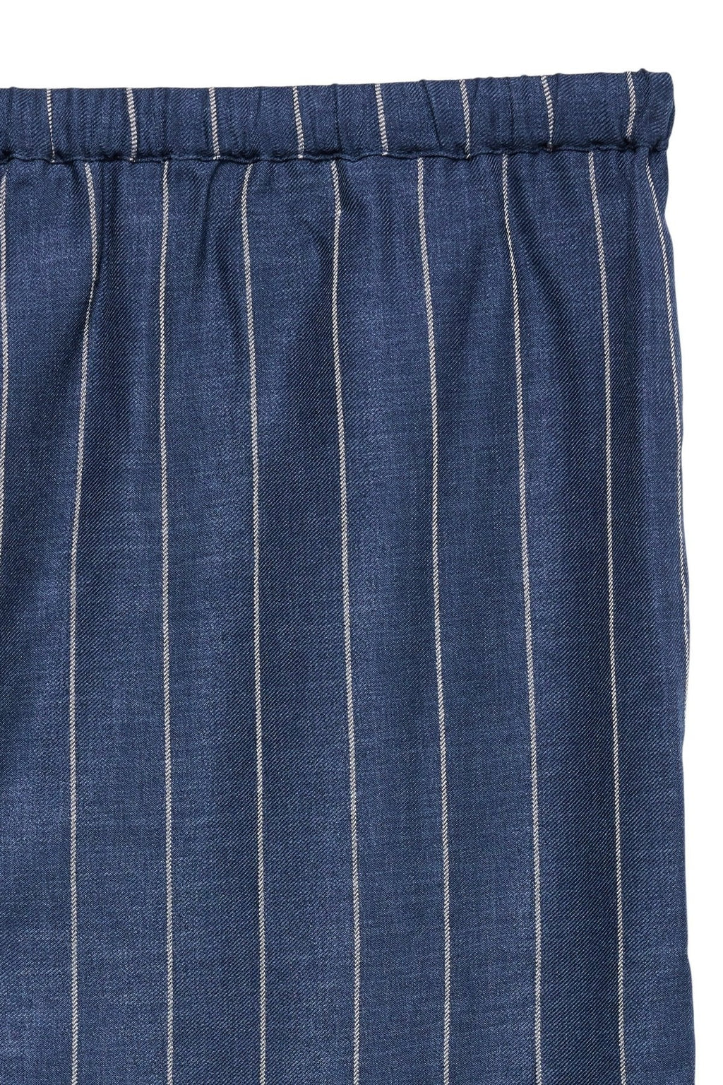 Odette WideTrousers -  Dark Denim / White