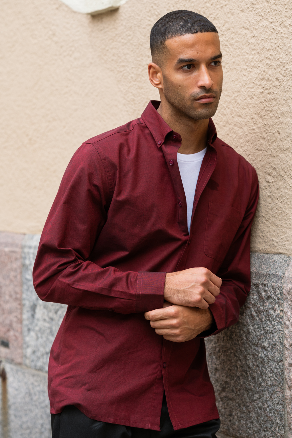 The Original Performance Oxford Shirt ™ ️ - Burdeos