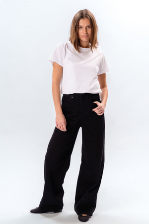 El rendimiento original de los jeans anchos - denim negro