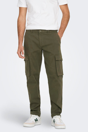 Next Cargo Pants - Olive Night