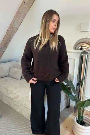 rosalía ancho Pants - Negro