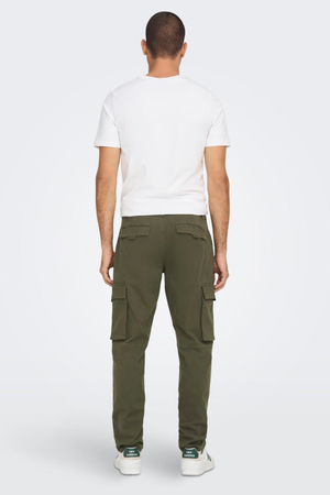 Next Cargo Pants - Olive Night