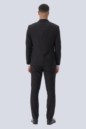 Premium Traje de doble pecho (negro)