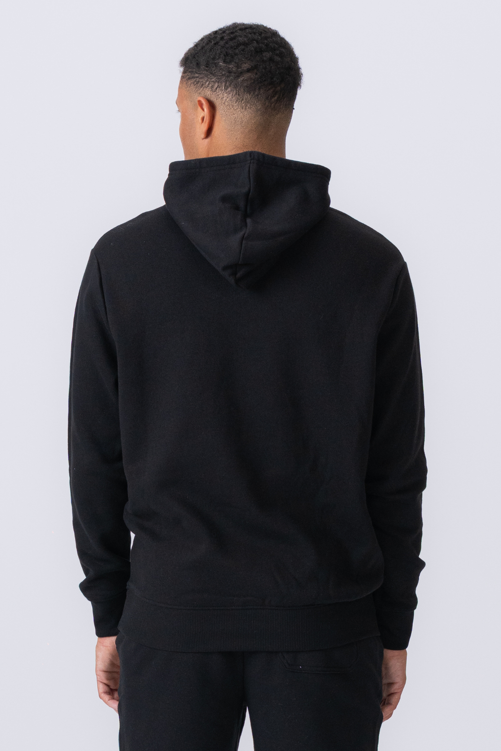 Sudadera con capucha esencial - Negro