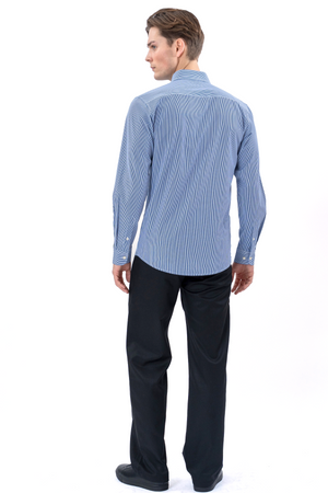 The Original Premium Performance Camisa - Blanco/Azul marino