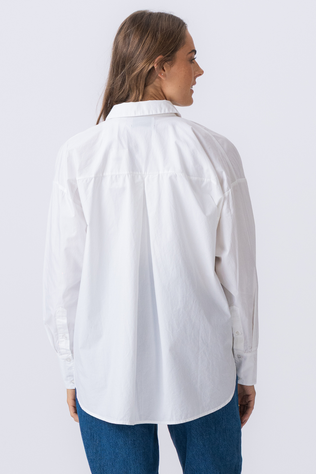 Camisa relajada - blanco
