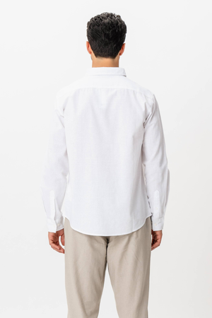 Camisa de lino - blanco