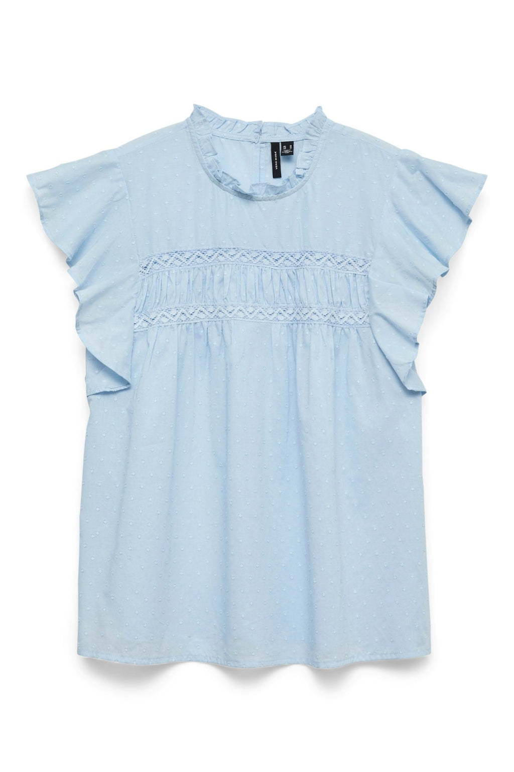 Top de encaje Trine - Azul cachemir