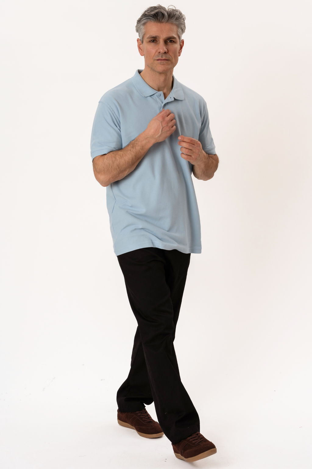 Basic Polo - Azul claro