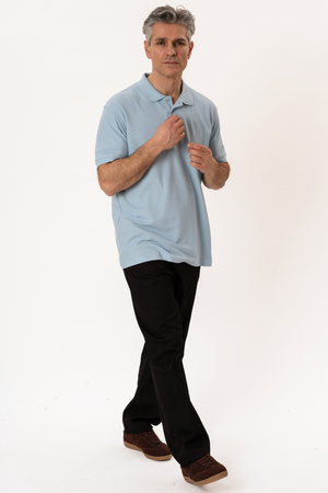 Basic Polo - Azul claro