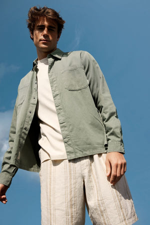 Camisa de Alex Regular Fit - Oliva ligera