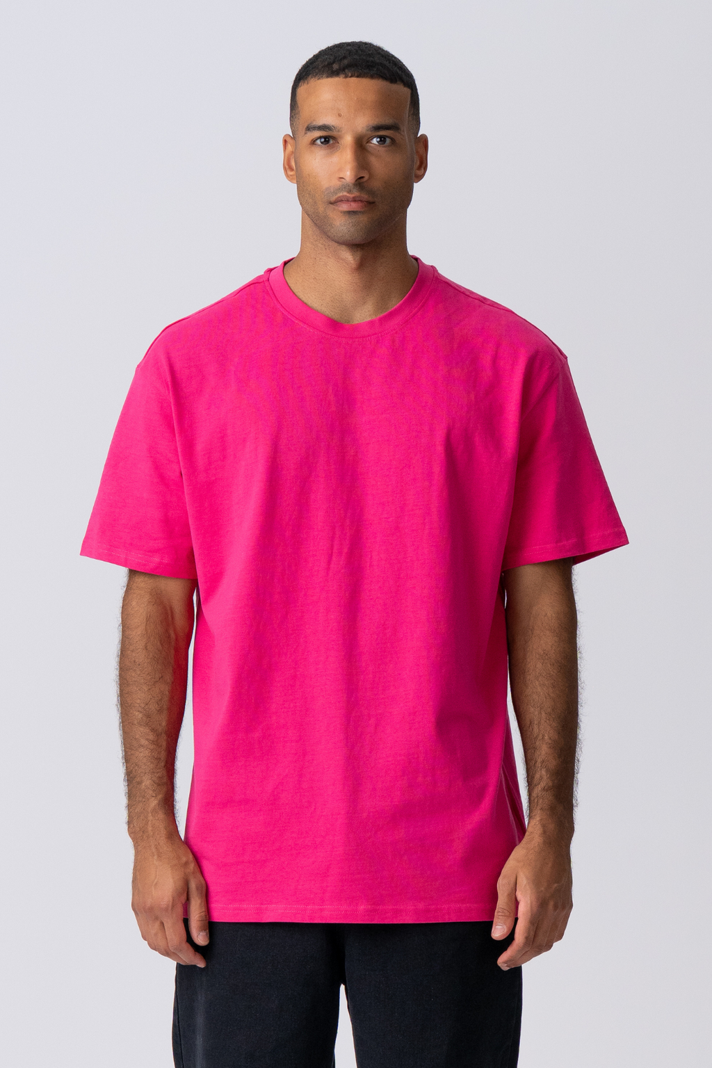 Camiseta de gran tamaño - rosa