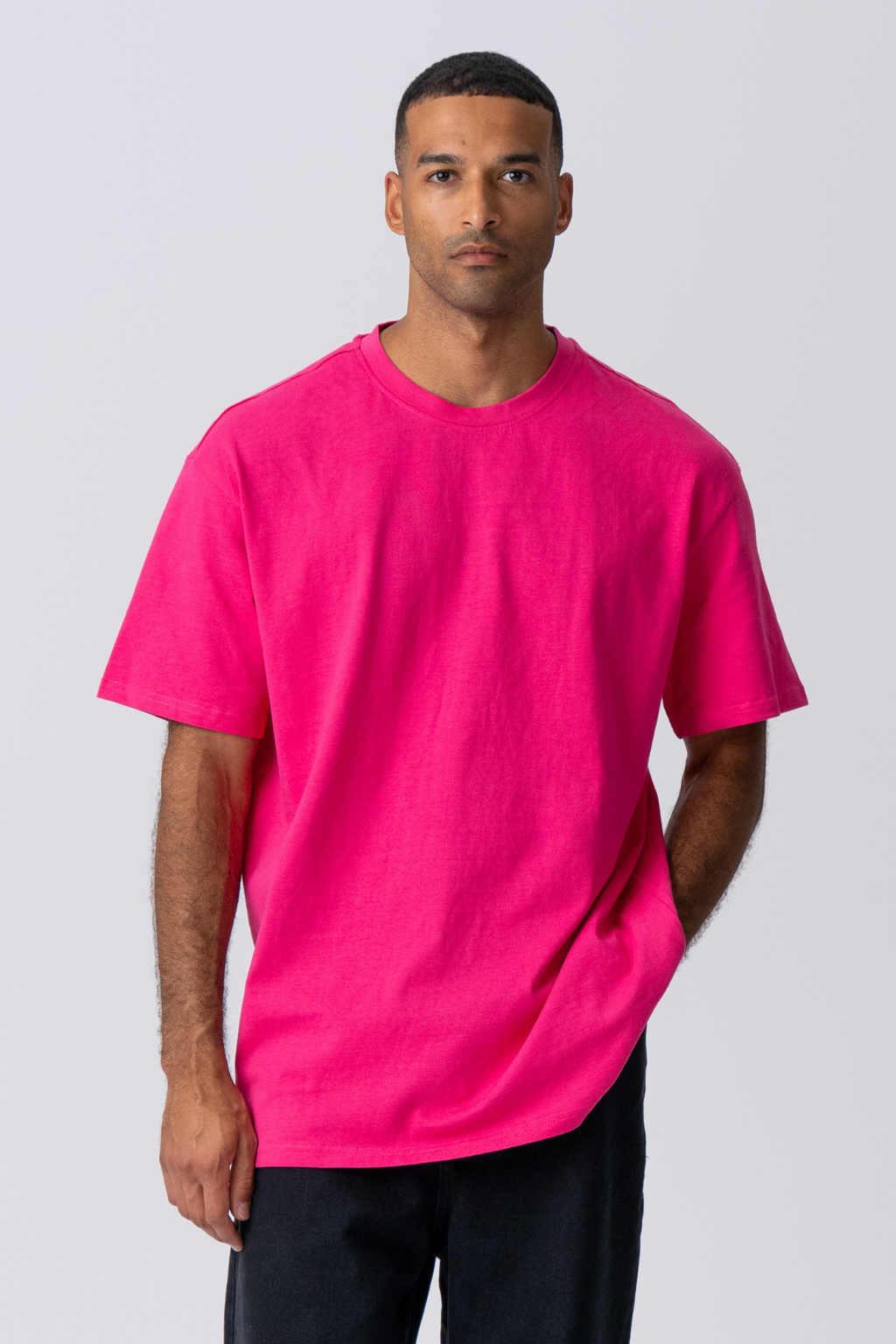 Camiseta de gran tamaño - rosa
