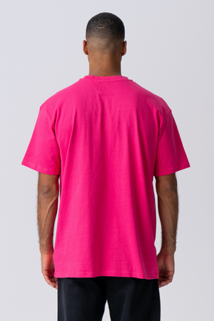 Camiseta de gran tamaño - rosa