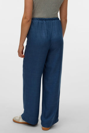 Pantalón Suelto Melaney - Dark Denim Melange