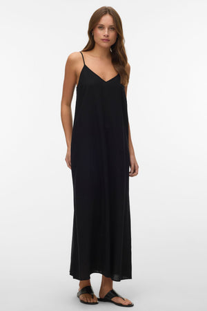 Mymilo Singlet Ankle Dress - Black