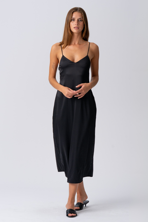 Elina Strap Dress - Black
