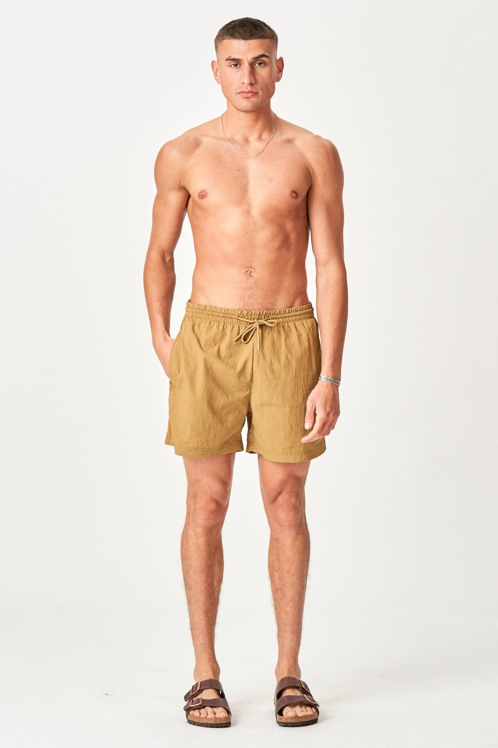 Premium Swim Shorts - Khaki