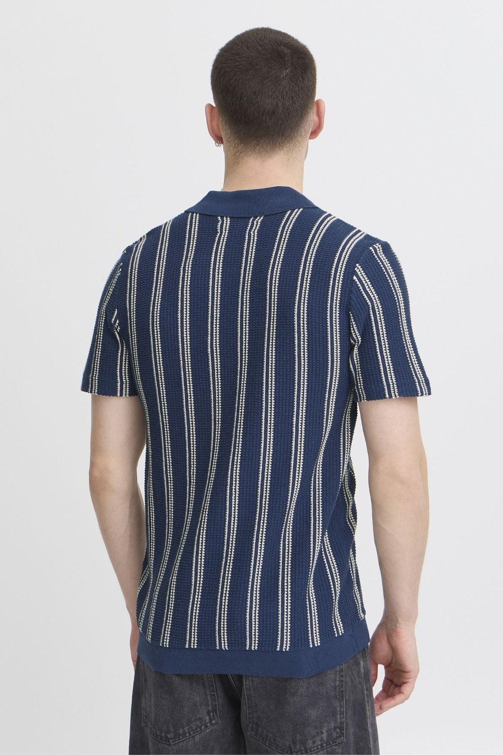 Repleta a rayas - Azul