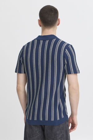 Repleta a rayas - Azul