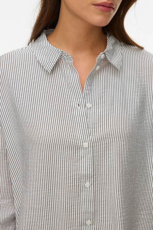 Kaja Ls Shirt -  Snow White Amanda Black