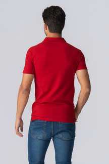 Muscle Polo Shirt - Rojo