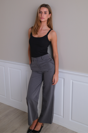 rosalía ancho Pants - Gris