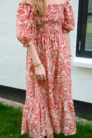 Vestido de lia - rojo